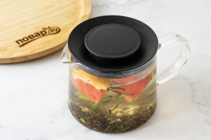 Чай с грейпфрутом и розмарином Чай с грейпфрутом и розмарином