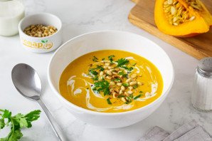 Суп пюре из тыквы в мультиварке