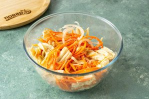 Маринованная соевая спаржа