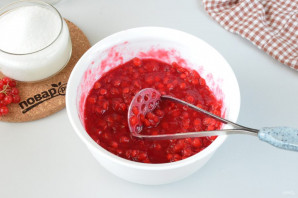 Калина протертая с сахаром