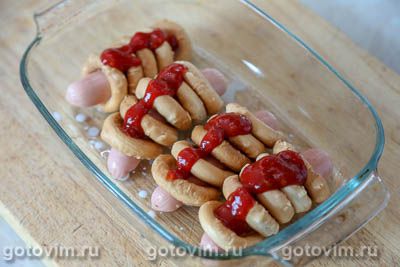 Сосиски в сушках Сосиски в сушках