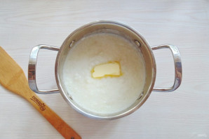 Рисовая запеканка с яблоком в мультиварке