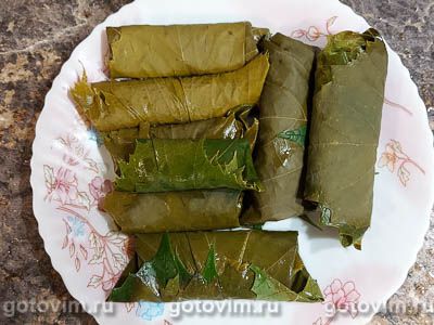 Маринованные виноградные листья на зиму