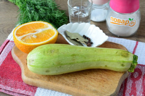 Кабачки с апельсином без стерилизации на зиму