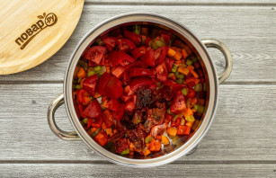 Суп с нутом и фасолью Суп с нутом и фасолью