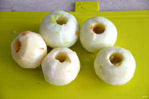 Муссовый яблочный торт