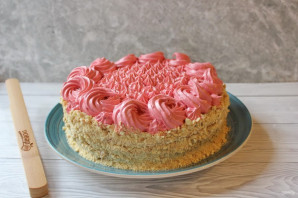 Медовый торт с вишней Медовый торт с вишней