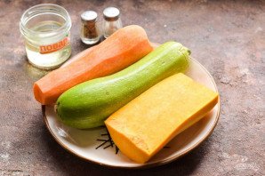 Салат из тыквы и кабачка