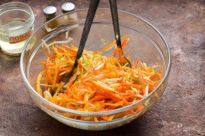 Салат из тыквы и кабачка