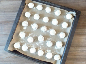 Шоколадное печенье с кракелюрами Шоколадное печенье с кракелюрами