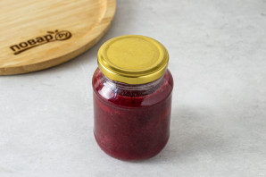 Протертая брусника без сахара