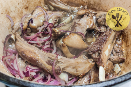 Бараньи ребра с картошкой в казане Бараньи ребра с картошкой в казане