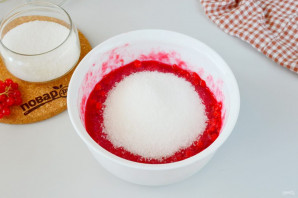 Калина протертая с сахаром