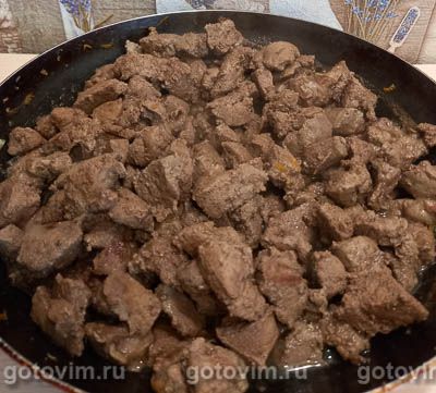 Запеканка из печени в яичной заливке