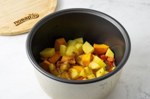 Суп пюре из тыквы в мультиварке