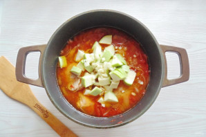 Чахохбили из курицы с кабачками