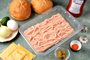 Бургер "Зубастый монстр"