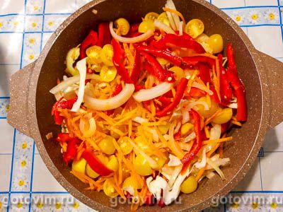 Салата из капусты и помидоров на зиму