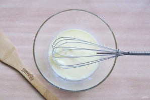 Омлет с брокколи и грибами