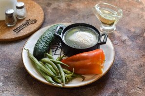 Салат со стручковой фасолью без майонеза