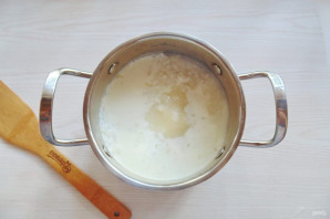 Рисовая запеканка с яблоком в мультиварке