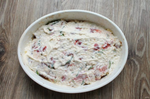 Свинина с маринованными помидорами