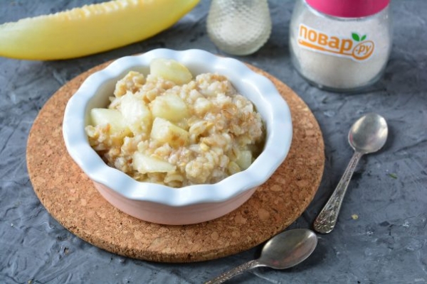 Овсяная каша с дыней Овсяная каша с дыней