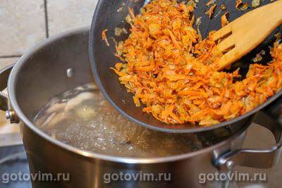 Суп из говядины с грибами и мучной «подбойкой» Суп из говядины с грибами и мучной «подбойкой»