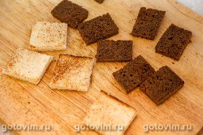 Бутерброды с красной икрой, плавленым сыром и яйцом