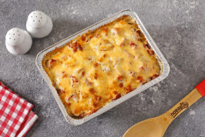 Горбуша с баклажанами