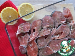 Горбуша с овощами