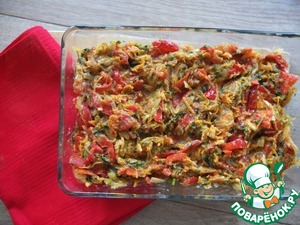 Горбуша с овощами