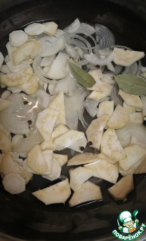 Камбала в огуречном рассоле