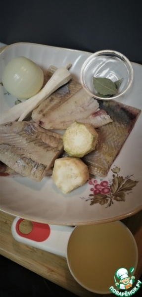 Камбала в огуречном рассоле