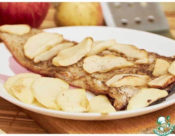 Пангасиус с яблоками, в духовке Пангасиус с яблоками, в духовке