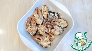 Пряная горбуша под голландским соусом