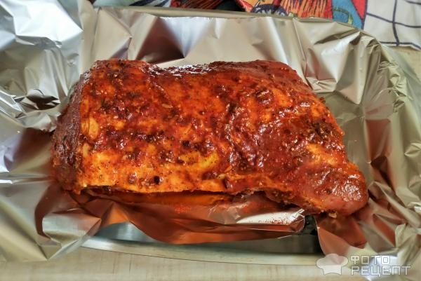 Рецепт: Буженина запеченная по-русски - По рецепту с пакетика специй