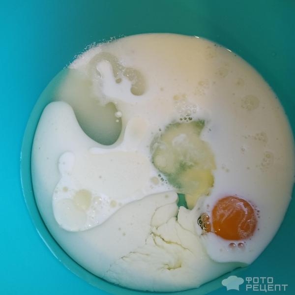 Рецепт: Быстрый пирог с яблоками - На сковороде Рецепт: Быстрый пирог с яблоками - На сковороде