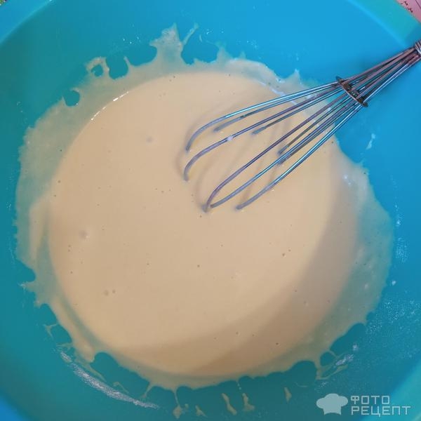 Рецепт: Быстрый пирог с яблоками - На сковороде Рецепт: Быстрый пирог с яблоками - На сковороде