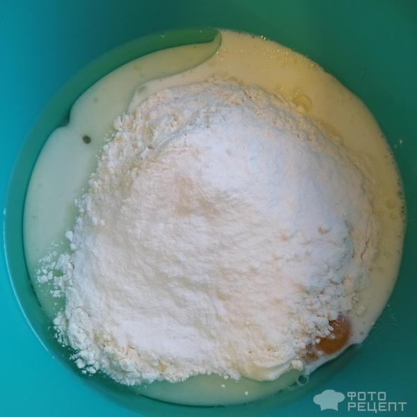 Рецепт: Быстрый пирог с яблоками - На сковороде Рецепт: Быстрый пирог с яблоками - На сковороде