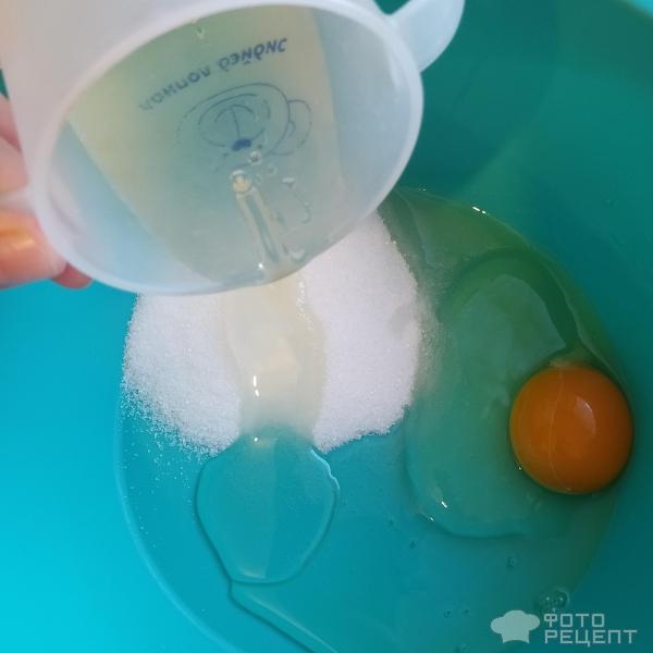 Рецепт: Быстрый пирог с яблоками - На сковороде Рецепт: Быстрый пирог с яблоками - На сковороде