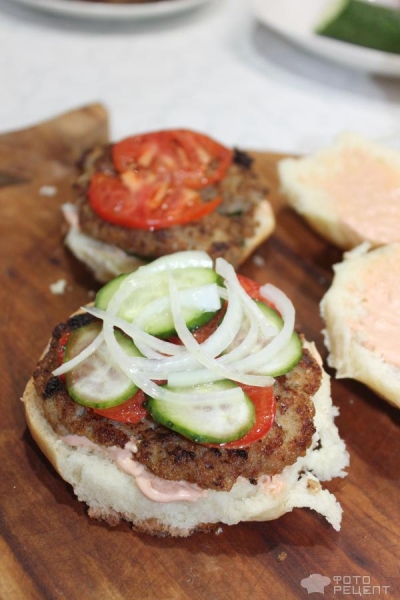 Рецепт: Домашние Бургеры - По-домашнему