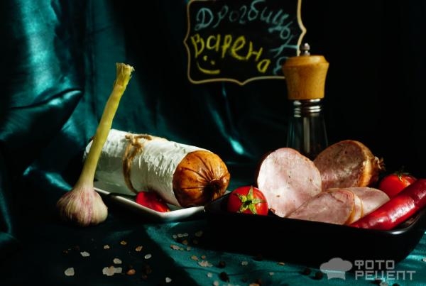 Рецепт: Дрогобыческая колбаса - вареная