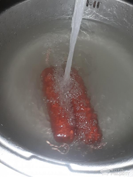 Рецепт: Дрогобыческая колбаса - вареная