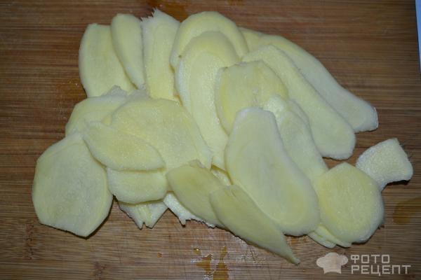 Рецепт: Имбирь в сахарном сиропе - остро-сладкий, очень вкусный