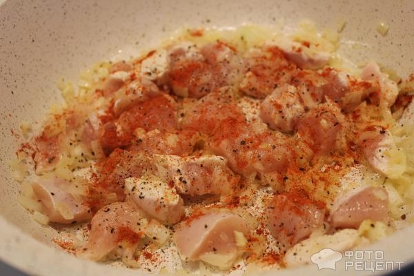 Рецепт: Куриный паприкаш - к любому гарниру