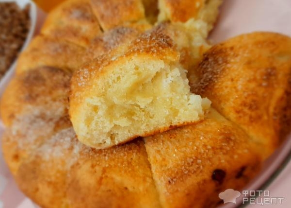 Рецепт: Отрывной яблочный пирог - Как легко и просто разрезать пирог без ножа? Испечь отрывной пирог :)