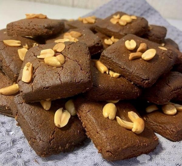 Рецепт: Печенье с арахисовой пастой - самое простое Рецепт: Печенье с арахисовой пастой - самое простое