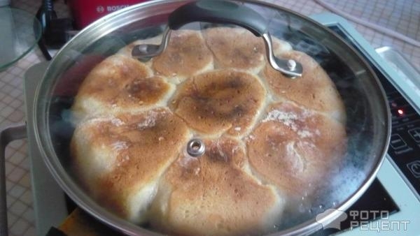 Рецепт: Постный хлеб - На сковороде!