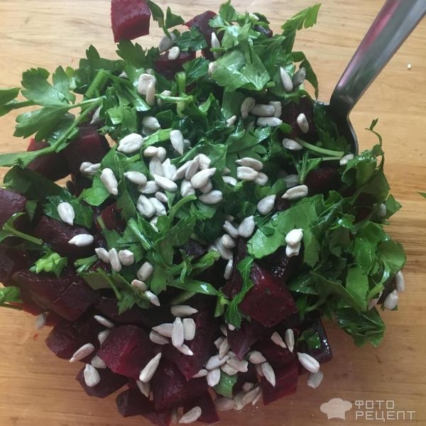 Рецепт: Салат из свеклы - Вкусная стройность и похудение без диет